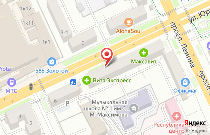 Киоск быстрого питания Doner Kebab на карте