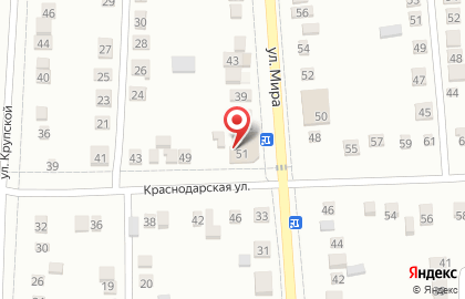 Супермаркет Пятёрочка на улице Мира на карте