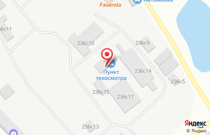 Пункт технического осмотра в Москве на карте