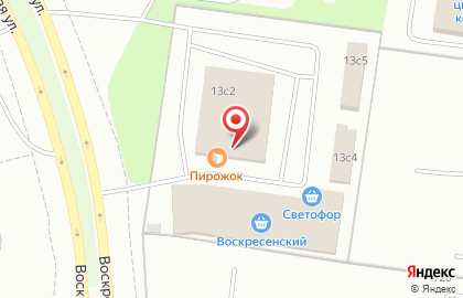 Оптово-розничная фирма Упаксервис на Воскресенской улице на карте