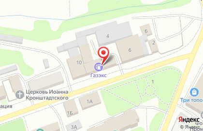 АЗС Газэкс на карте