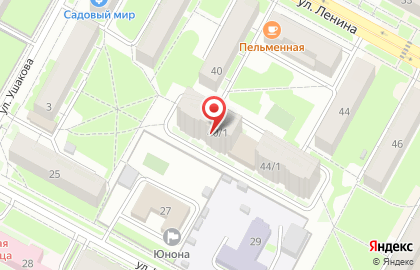 Строящиеся объекты, ИП Голубев В.А. на улице Ленина на карте