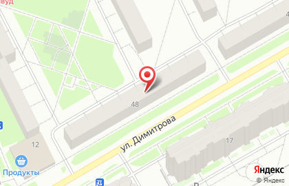Компания Эколайн на улице Димитрова на карте