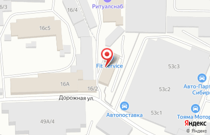 Автосервис FIT SERVICE на улице Маерчака в Красноярске на карте