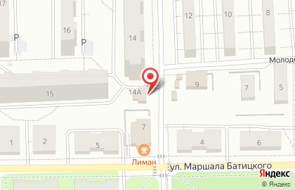 Продовольственный магазин, ООО Защита М на карте
