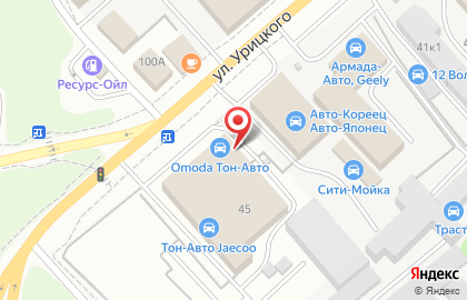 Служба предрейсового осмотра Союзмедтранс в Ленинском районе на карте
