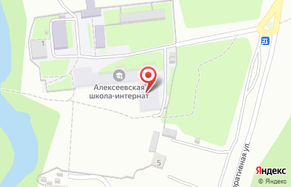 Алексеевская общеобразовательная школа-интернат на карте