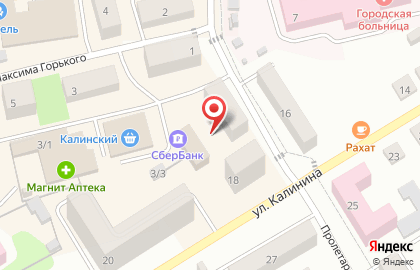 Яна на Пролетарской улице на карте