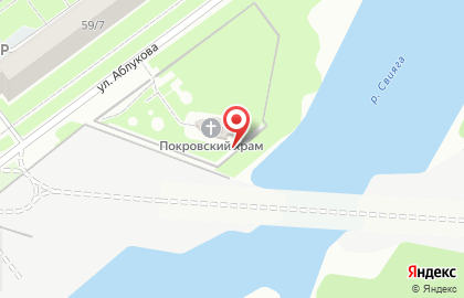 Собор всех святых в земле Симбирской просиявших г. Ульяновска на карте