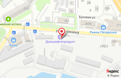 Дальнефтепродукт в Первомайском районе на карте