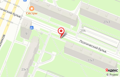 Продуктовый магазин в Санкт-Петербурге на карте