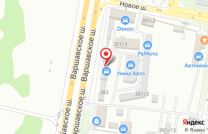 Автосервис ATT на Варшавском шоссе на карте