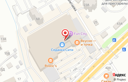 Магазин женской одежды Incity на улице Полетаева на карте