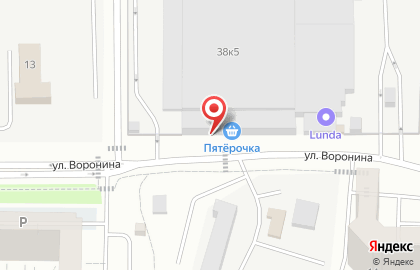 Супермаркет Пятёрочка в Москве на карте