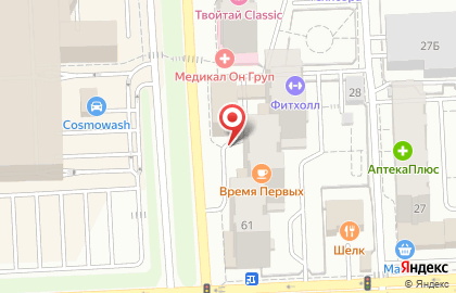 Дант на улице Карбышева на карте