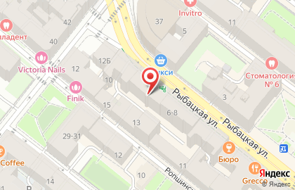 Филя на Рыбацкой улице на карте