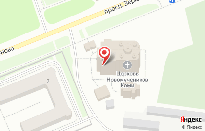 Ухтинский приход храма-памятника Новомучеников и Исповедников Российских, в земле Коми просиявших на карте