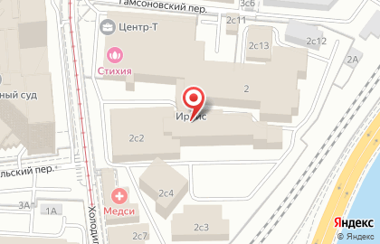 Реабилитационно-косметологический центр Наталии Чемисовой в Гамсоновском переулке на карте