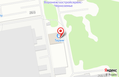 Магазин сантехники Терем в Железнодорожном районе на карте