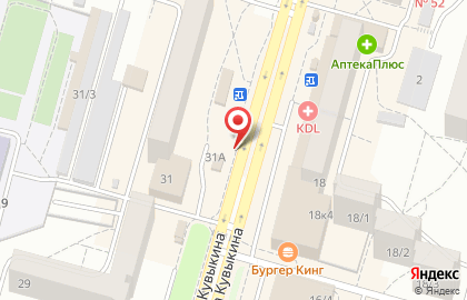 Салон связи МТС на улице Степана Кувыкина на карте