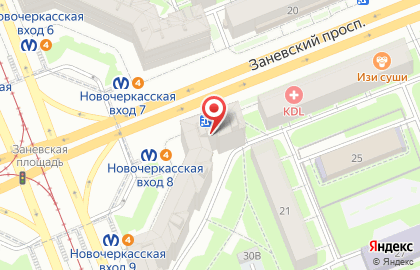 Ресторан быстрого питания Subway на Новочеркасском проспекте на карте