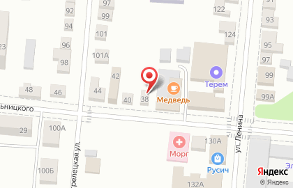 Магазин автозапчастей Автомиг на улице Б.Хмельницкого на карте