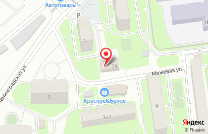 Магазин овощей и фруктов на улице Ленинградской на карте