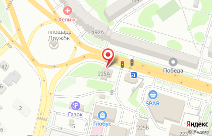 Бар Глобус в Ленинском районе на карте