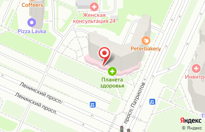 Супермаркет Дикси в Красносельском районе на карте