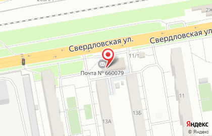 Медицинская страховая компания Медика-Восток на Свердловской улице, 13в на карте