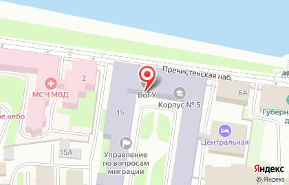 Вологодский государственный университет на улице Ленина на карте