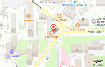 Кафе Чинара на Московском тракте на карте