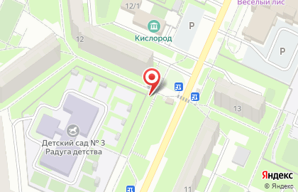 Киоск по продаже хлебобулочных изделий в Калининском районе на карте