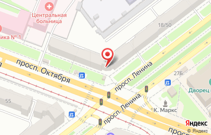 Прокуратура Ленинского района на проспекте Ленина на карте