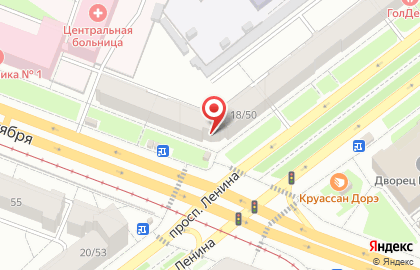 Прокуратура Ленинского района на проспекте Ленина на карте