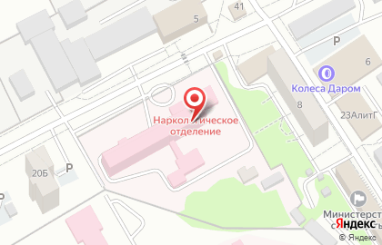 Больница Тамбовская областная клиническая больница им. В.Д. Бабенко в Тамбове на карте