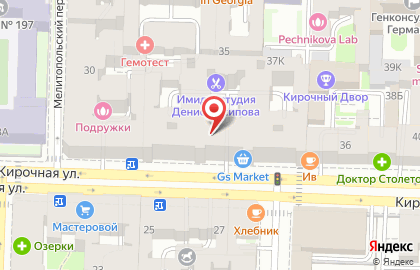 Магазин-салон париков BonParik на Кирочной улице на карте