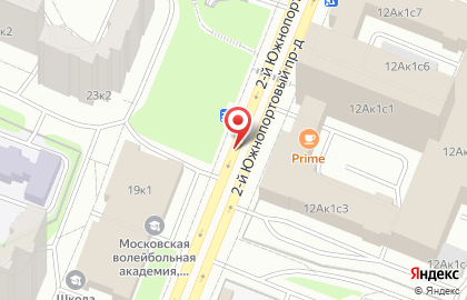 Автозапчасти в Жулебино в Южнопортовом районе на карте