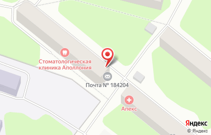 Почта России в Мурманске на карте