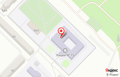 Лицей №15 на проспекте Ленина на карте
