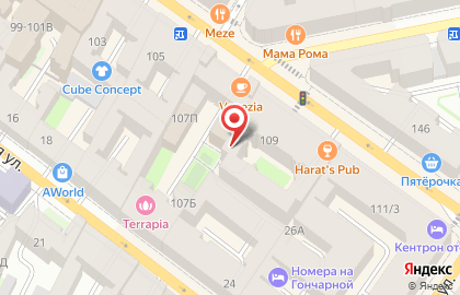 Мини-отель Samsonov Hotels на Невском проспекте на карте
