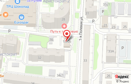 Автомойка Евро в Иваново на карте