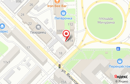 Советский районный суд на Введенской улице на карте