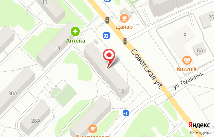 Марьина Аптека на Советской улице на карте