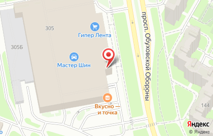 Центр автоаксессуаров А-Тюнинг на проспекте Обуховской Обороны на карте