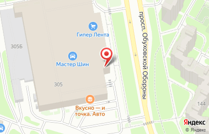 Терминал СберБанк на проспекте Обуховской Обороны на карте