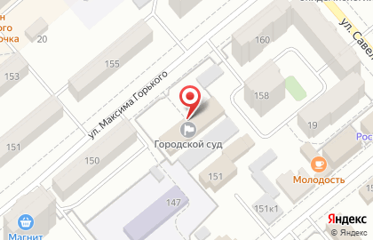 Курганский городской суд на улице М.Горького на карте
