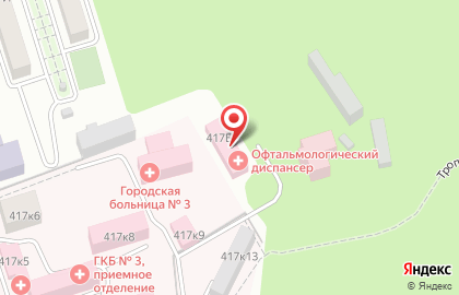 Ставропольская краевая клиническая больница на улице Ленина на карте