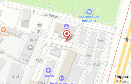 НиКа на улице Искры на карте