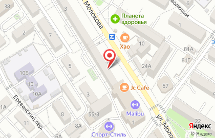 Многопрофильная компания Белый Грифон на улице Молокова на карте